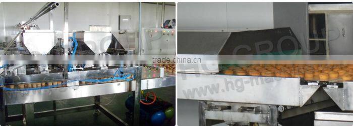 Industrial automatic custard cake bakery machines