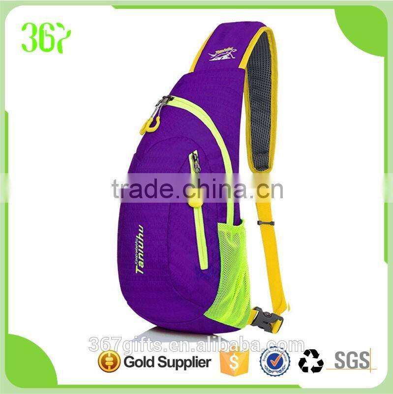 Fashion Chest Fanny Pack Unisex Durable Nylon Sports Waist Bag Chest Bag Pack