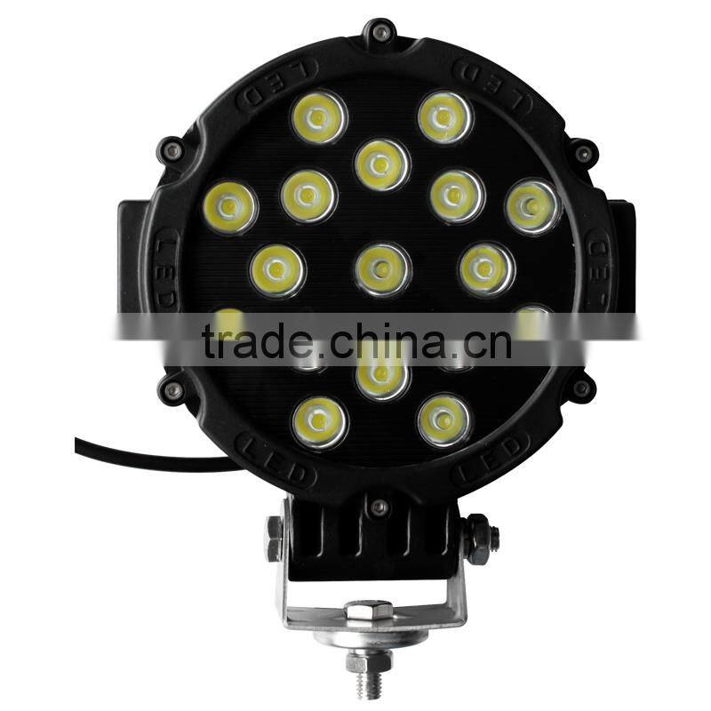 12v 5 watt Cre e super bright 9'' red,blue,black,yellow 9 inch 96w led work light headlight