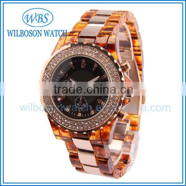 Woman Japan Movt Quartz Watch With Stainless Steel Back