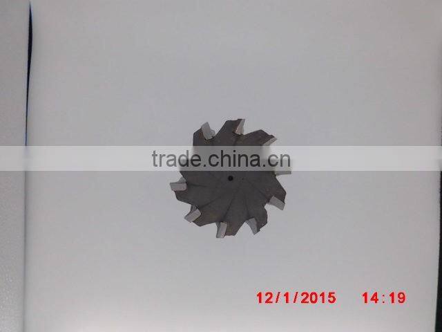 T-slot milling cutter with R angle