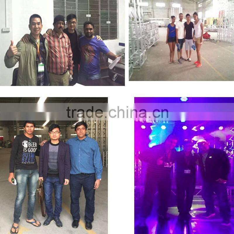 Transparent clear lighting white acrylic glass wedding stage platform