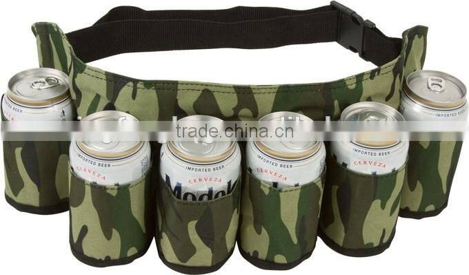 best sale outdoor 6 pack beer holder belt party belt cooler