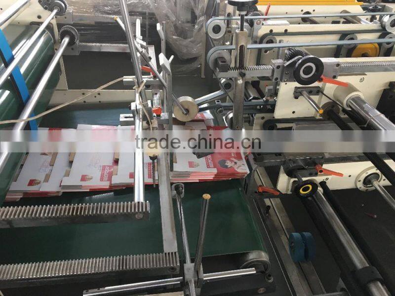 High speed Automatic Carton Folder Gluer Machine For Lock-Bottom Paper Box /prefold carton box folder gluer
