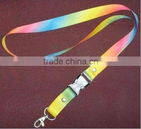 rainbow style name card lanyard