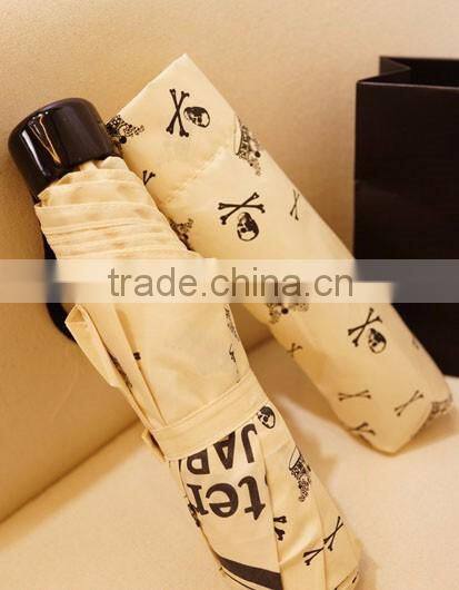 3 folding art design custom print umbrella