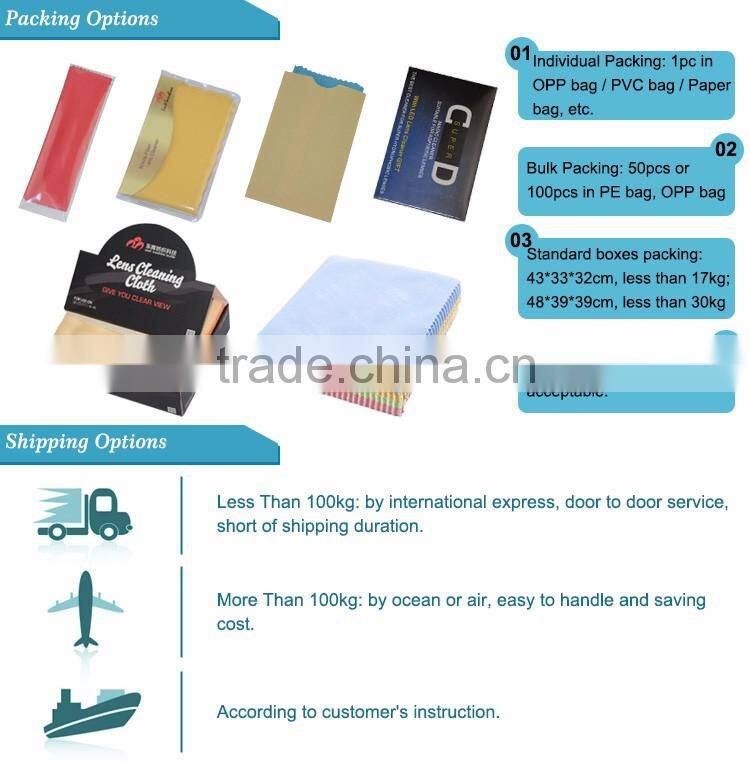 Branded Screen Printed Microfiber Lens Cleaning Cloth