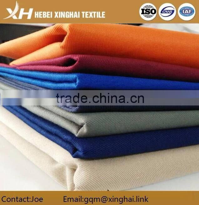 gots certified dyes 65% polyester 35% cotton dyed style tc fabric different fabric materials Worker uniform material