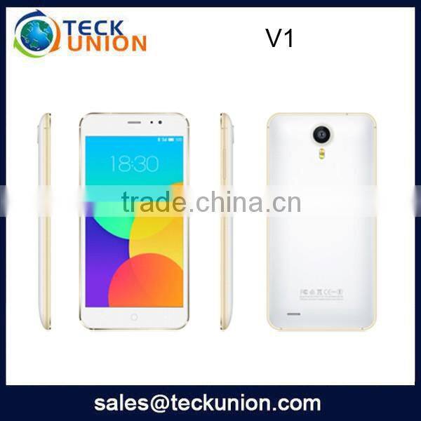 V1 5.0inch HD screen no brand android cell phone with dual HD pixels camera