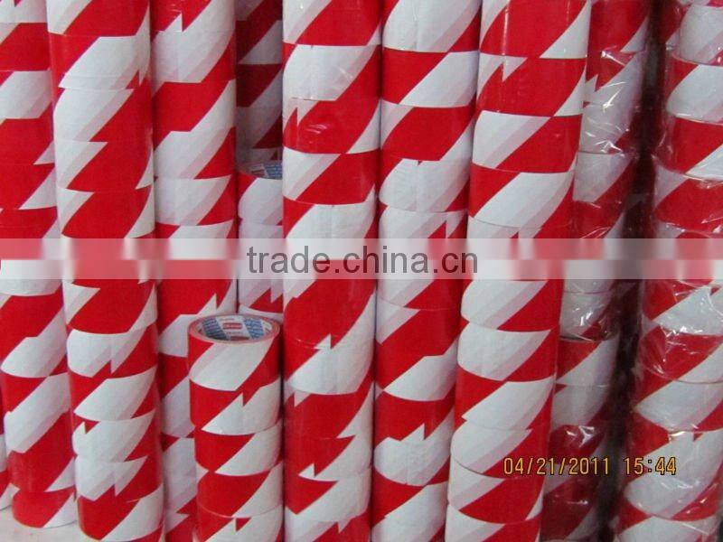 Black and yellow barrier tape