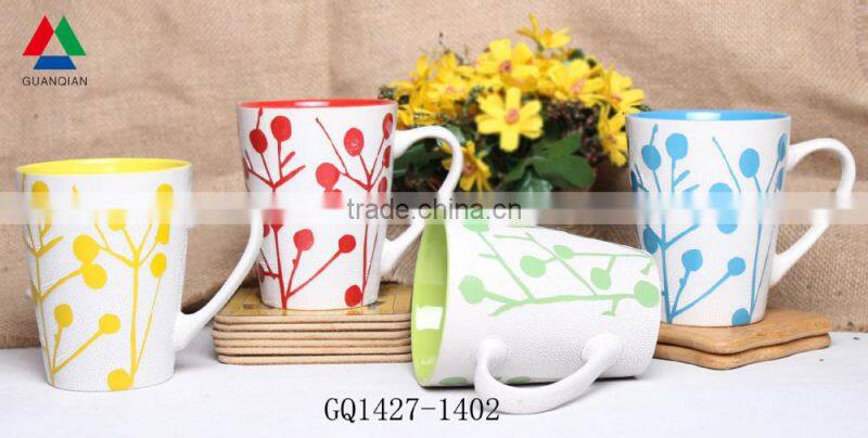 Flexible Choice microwave safe ceramic mug size coffee mug