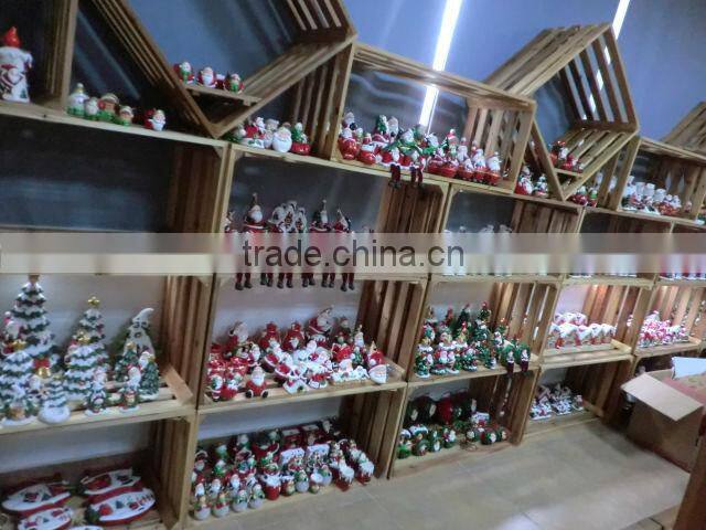 2014 Chrismas Standing Santa claus decoration with tress