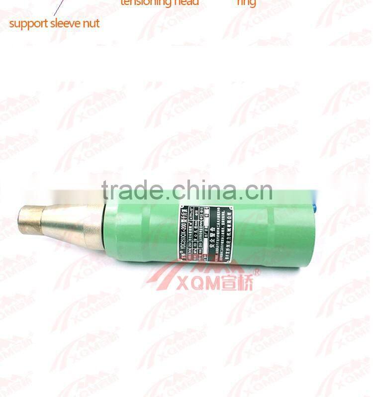 Prestressed single strand tensioner YDC250QX25 tons jack