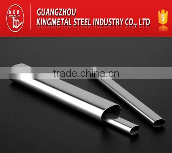 ASTM A 554 300 Series Stainless Steel Oval Steel Tube For Furniture