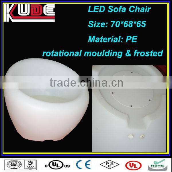 Hot sale LED illuminated bar furniture/LED sofa chair/LED drum stool