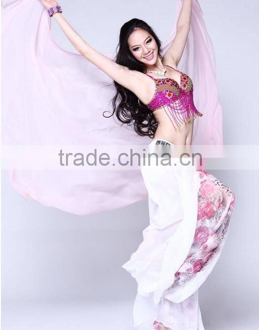 Belly Dance Veil, Belly Dance Performance Silk Veil, Belly Dance Performance Accessory (S27)