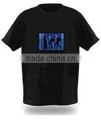 Electroluminescent el t shirt panel