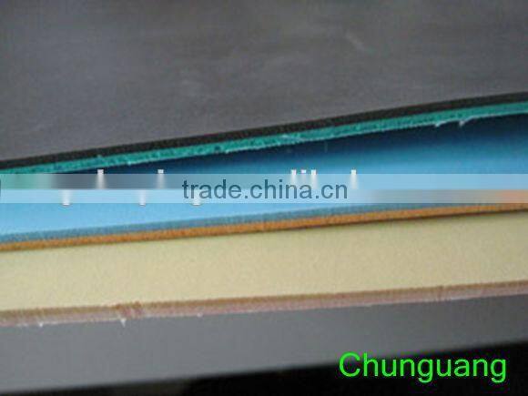 Good quality latex foam rubber foam sheet / roll with two colors for shoes