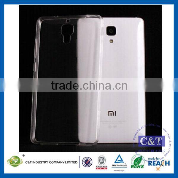 C&T New product clear gel tpu mobile cell phone accessory for xiaomi mi 4