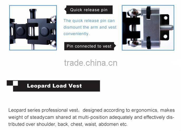 Wondlan IV 6-15kg Camera Video Stabilizer Steadicam deluxe edition + Monitor