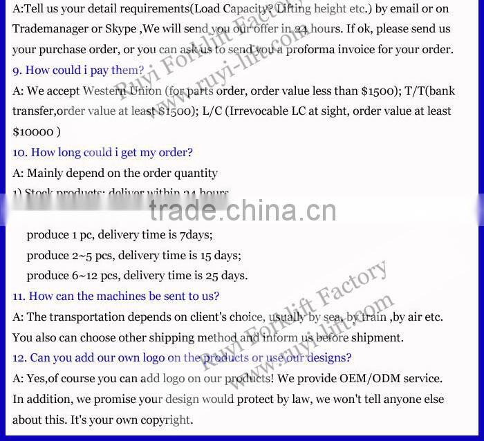 Steady quality 2 ton hand pallet jack