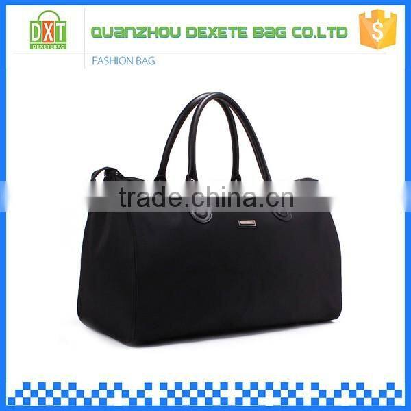 Outdoor waterproof black tote women ripstop nylon duffel bag