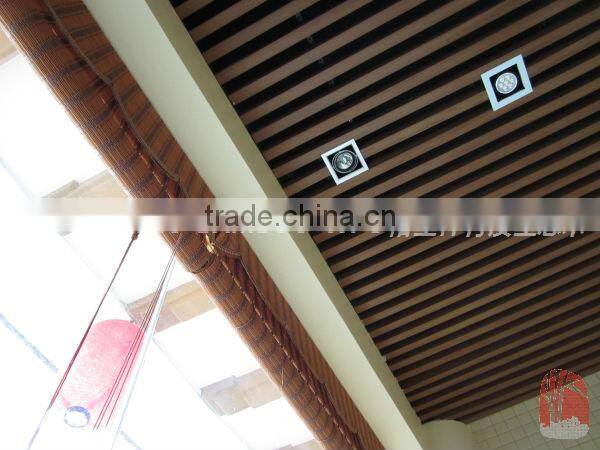 Bamboo ceiling,can use in many places,perfectly displays the wood texture and elegance