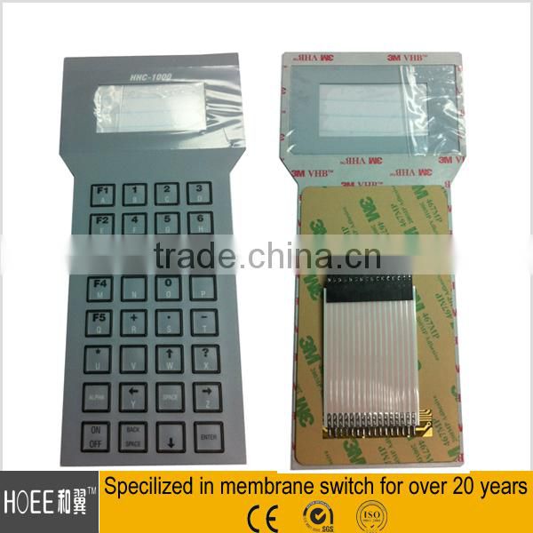 flexible electric cable membrane switch keypad