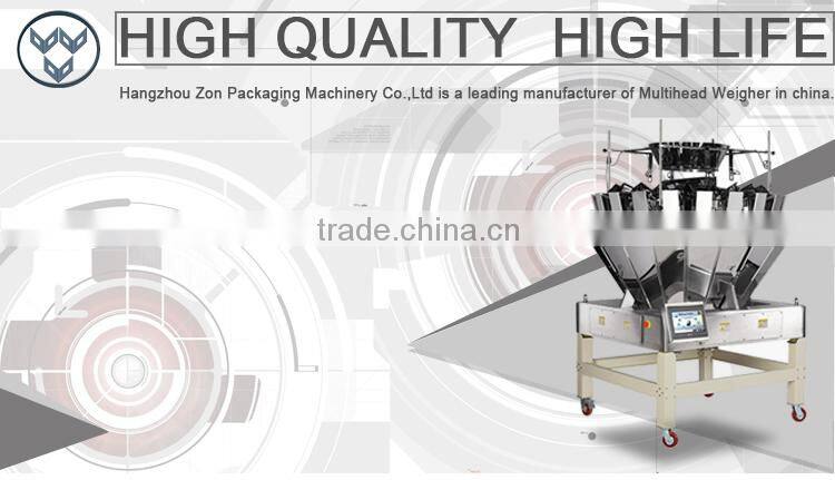 10g-2000g 20 Heads Frozen Food Multihead Weigher Hairtail Fish Weighing Scale