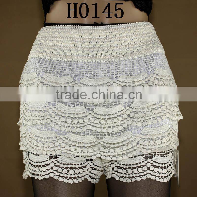 Sweet Girls Women's Lace Shirt Tiered Top Sleeveless T-shirt