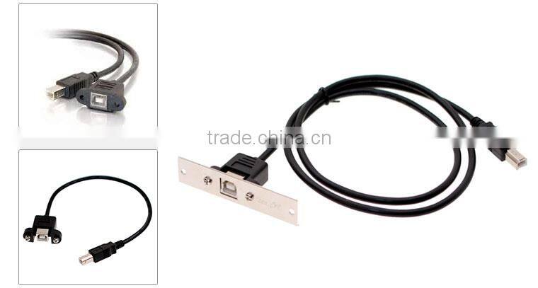2.0 Printer USB Panel Mount Type B Cable