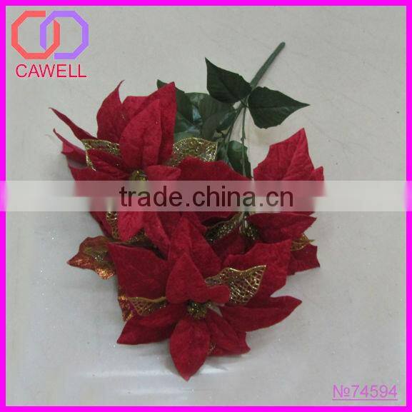cheap artificial poinsettia flower