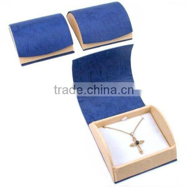 Customizd high quality cheap paper ring box withe ribbon packaging for sale