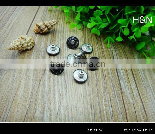 factory wholesale jean button with rhinestone