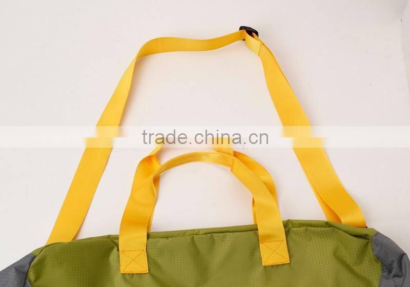 2016 Best selling customized travel tote bag waterproof nylon sport duffle bag