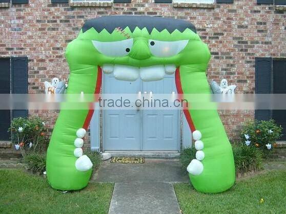 Outdoor Halloween Inflatable Arch / Inflatable Graveyard Archway