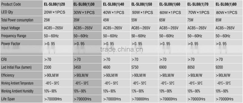 Everlite Best Selling Pantent 120W-200W COB LED Street light Housing