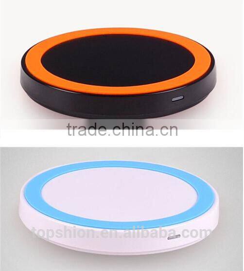 2015 new products wireless charger for iPhone 6, mobile phone qi wireless charger