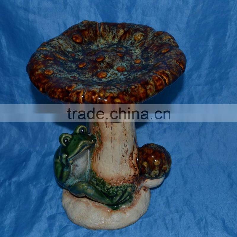 Ceramic Garden Mushrooms