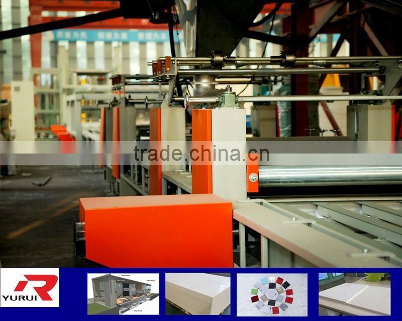 German brand PLC control decorative fire board mgo wall panel making machine