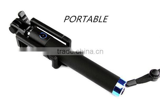 colorful wireless monopod bluetooth selfie stick /wireless selfie stick /foldable selfie stick