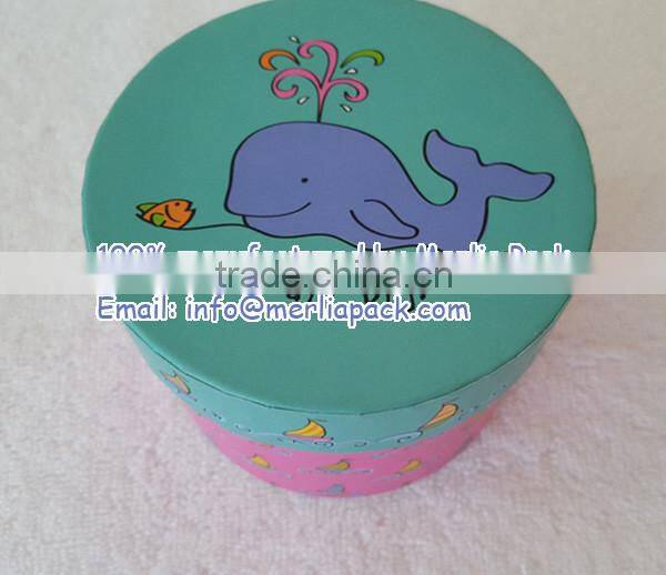 Multi Purpose Gift Boxes Baby Soap Box Tarts Cookie Packaging Round Circle Box