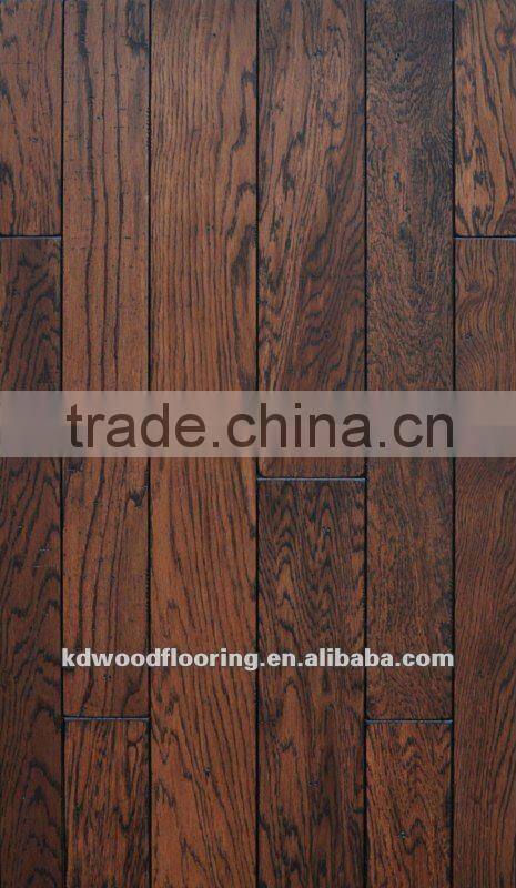 Brushed prefinished engineered hardwood flooring wood oak