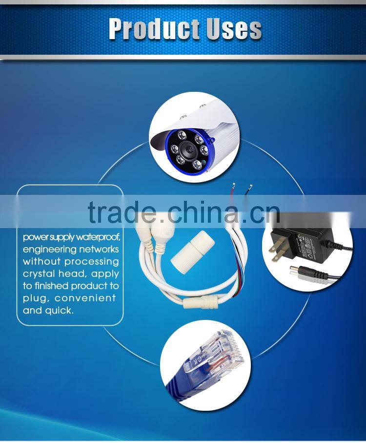 14years factory manufacturer experience DC Video Cable double waterproof For Security camera