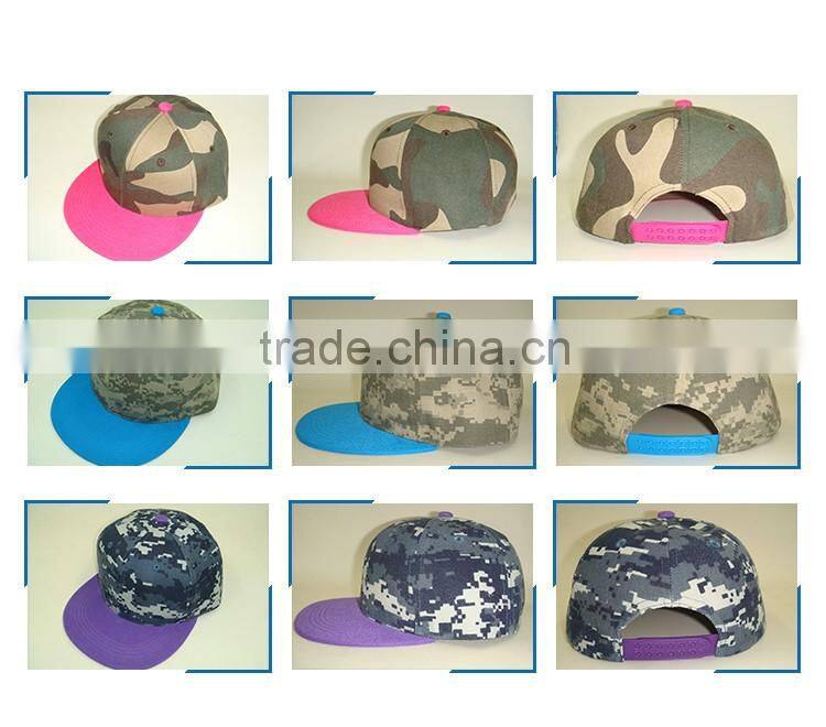 Advanced equipments made customized embrodiery cheap black flat visor cap hat