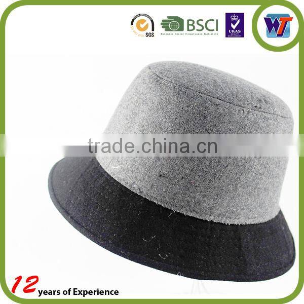 HOT Sale Man checks acrylic or wool ribbon decorated cheap fedora hat