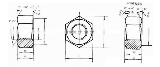 hot sale Hexagon bolts/nuts