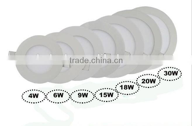 6w 15w 18w 20W ra70 ultra led panle round light 120 degree with a good driver energy saving ,ultra thin LED panel light
