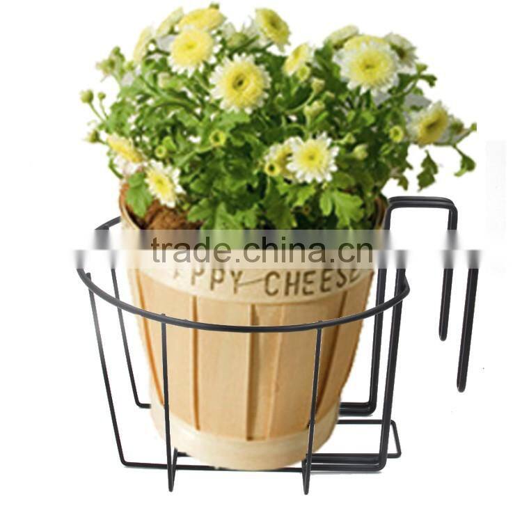 Outdoor decorative design factory price metal hanging plant stand