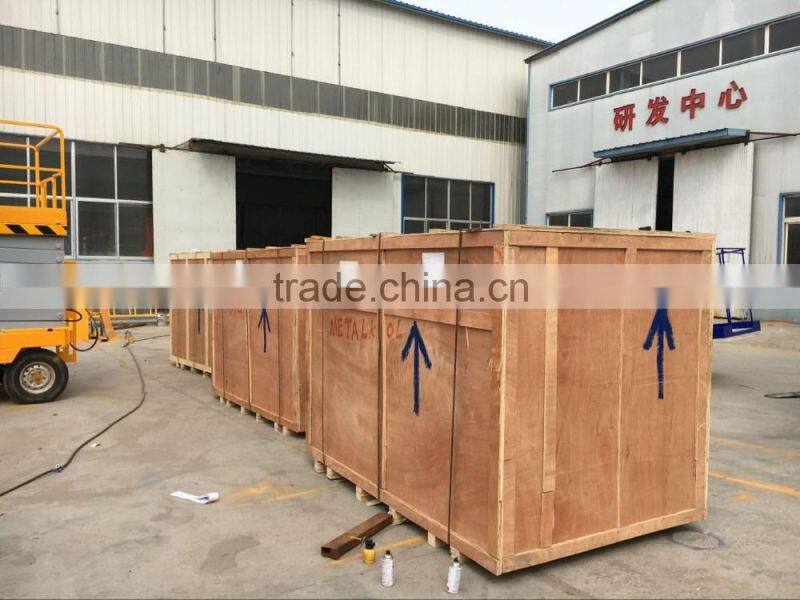 10m double mast reasonable price hydraulic aluminum scissor lift